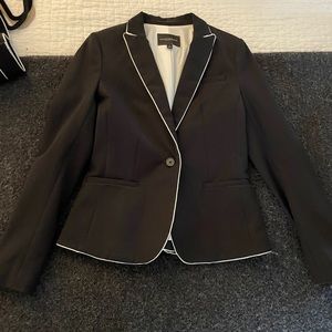 Banana Republic Classic Fit Blazer Black White